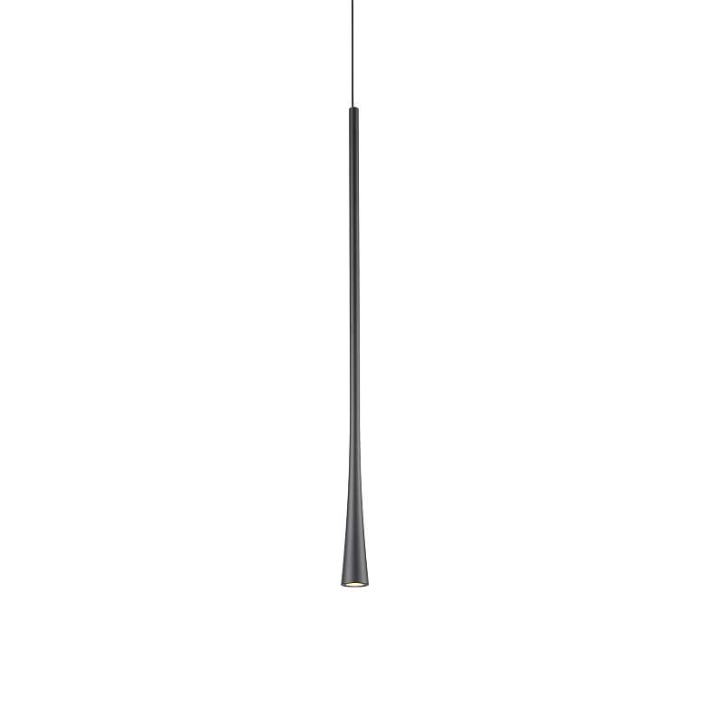 Image 4 Kuzco Taper LED 24-in Black Pendant more views