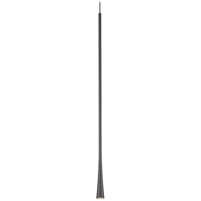 Image 1 Kuzco Taper LED 32-in Black Pendant