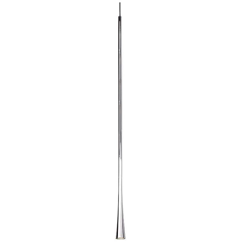 Image 1 Kuzco Taper LED 32-in Chrome Pendant