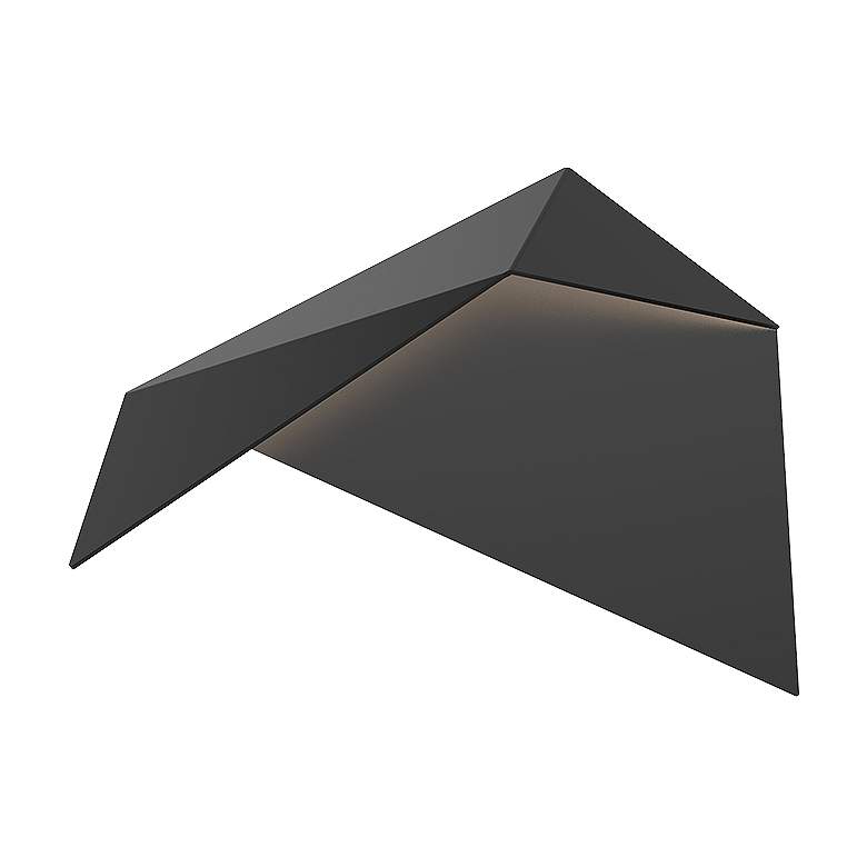 Image 1 Kuzco Taro LED 10-in Black Wall Sconce
