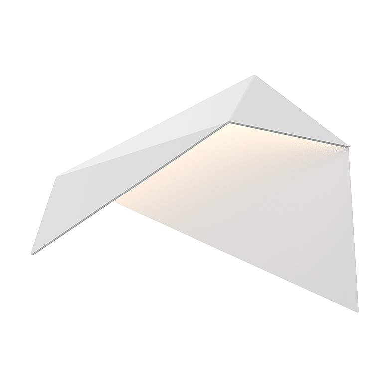 Image 1 Kuzco Taro LED 10-in White Wall Sconce