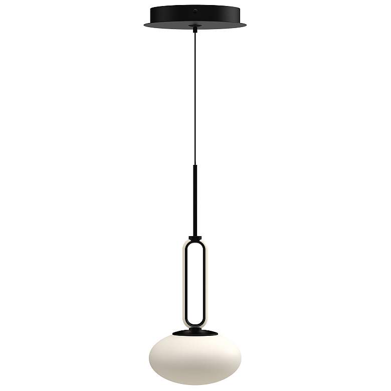 Image 1 Kuzco Tavira LED 6-in Black Pendant