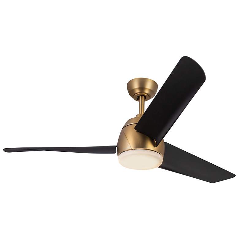 Image 5 Kuzco Thalia LED 54-in Brushed Gold/Matte Black Ceiling Fan more views