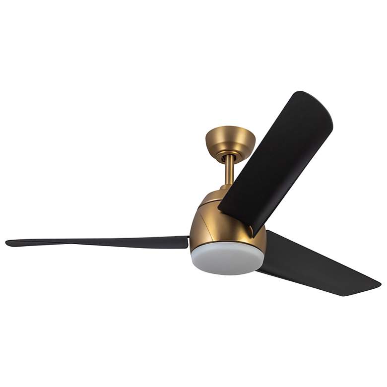 Image 6 Kuzco Thalia LED 54-in Brushed Gold/Matte Black Ceiling Fan more views