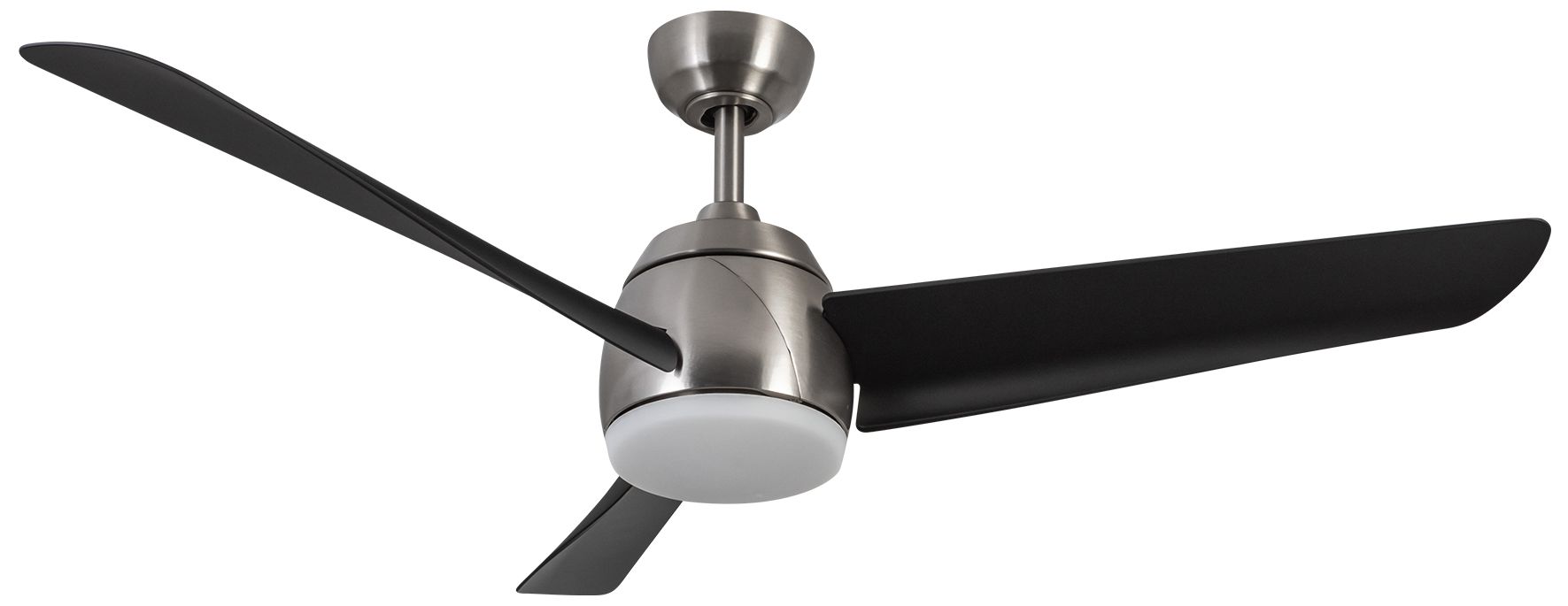 Image 2 Kuzco Thalia LED 54-in Brushed Nickel/Matte Black Ceiling Fan more views