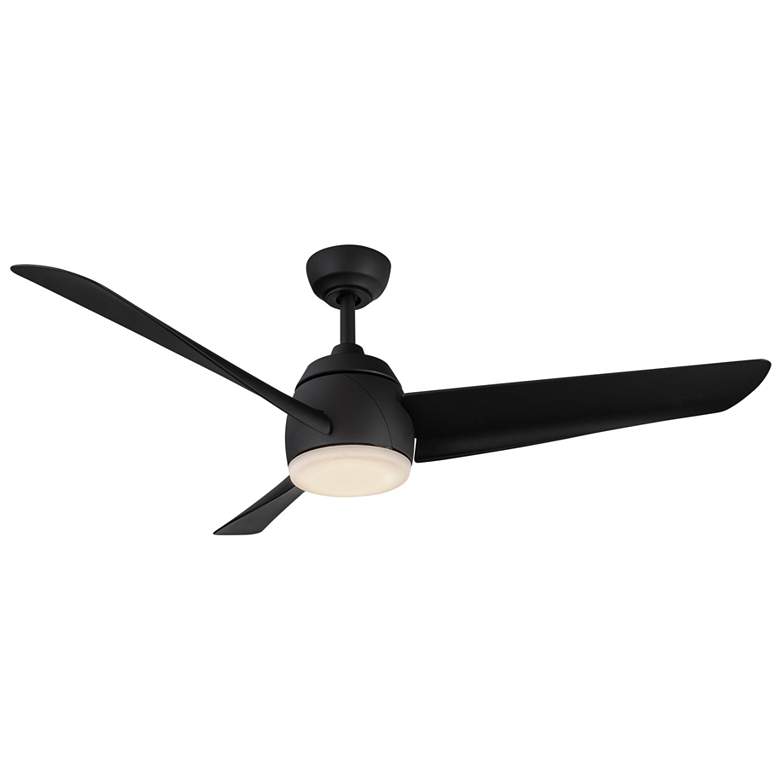 Image 1 Kuzco Thalia LED 54-in Matte Black Ceiling Fan