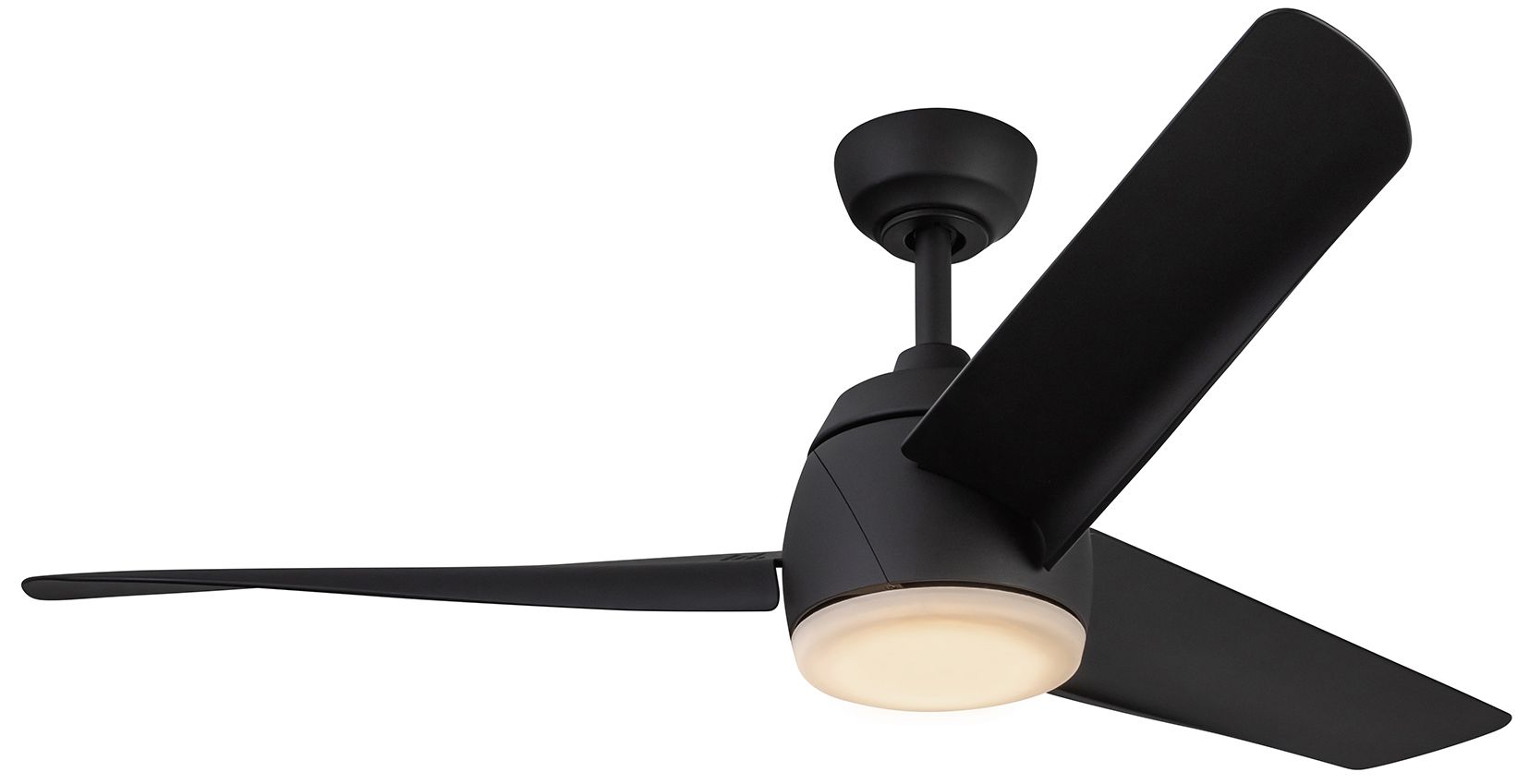 Image 5 Kuzco Thalia LED 54-in Matte Black Ceiling Fan more views