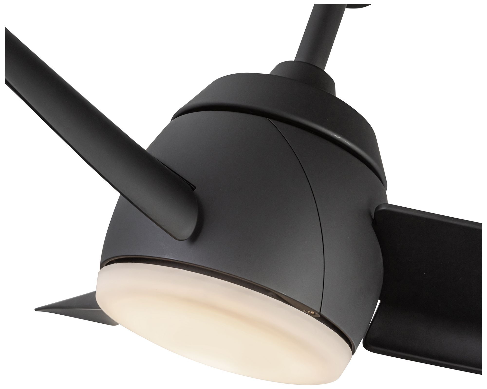 Image 7 Kuzco Thalia LED 54-in Matte Black Ceiling Fan more views