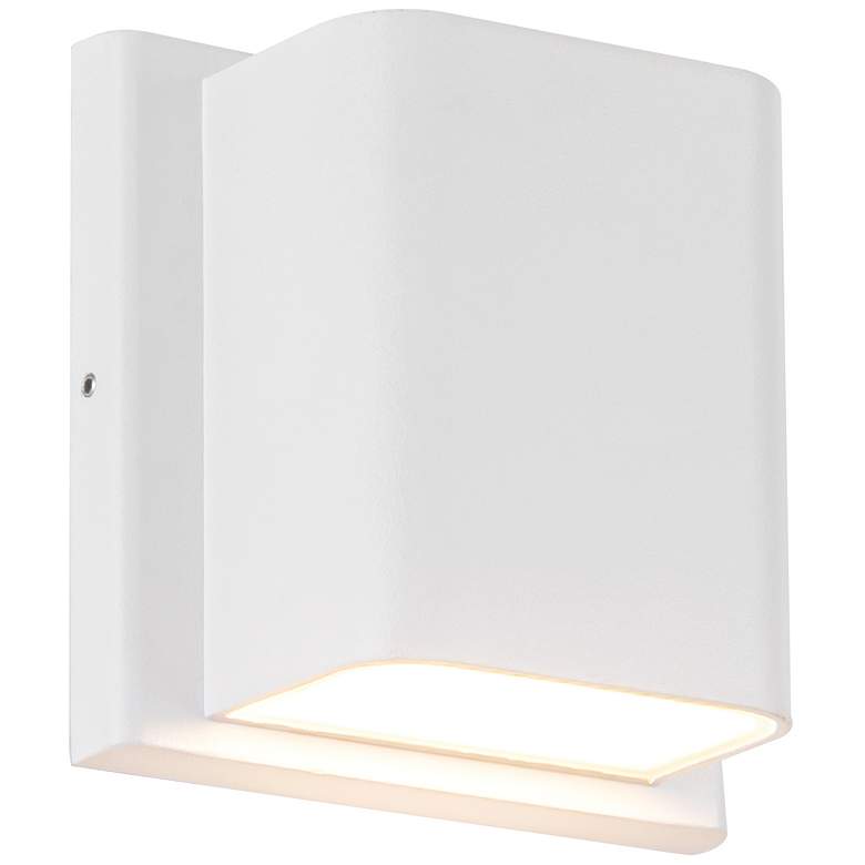 Image 1 Kuzco Tolan LED 4-in White All-terior Wall Sconce