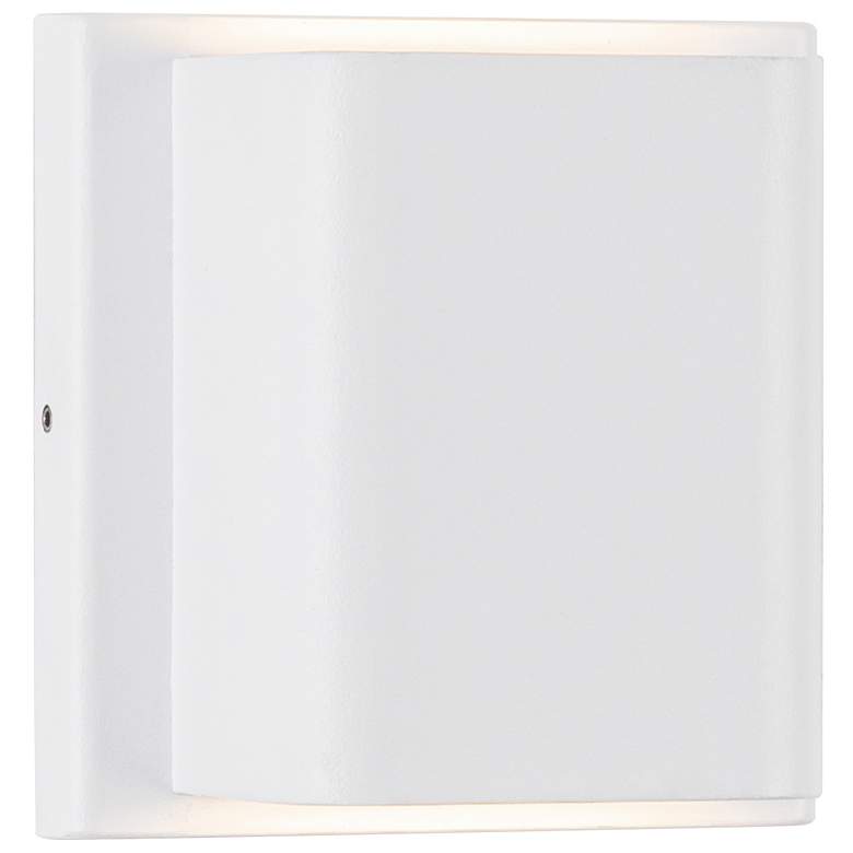 Image 2 Kuzco Tolan LED 4-in White All-terior Wall Sconce more views