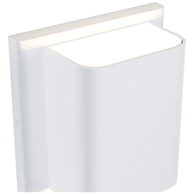 Image 3 Kuzco Tolan LED 4-in White All-terior Wall Sconce more views