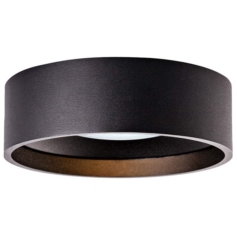 Image 1 Kuzco Trenton LED 5-in Black Exterior Flush Mount