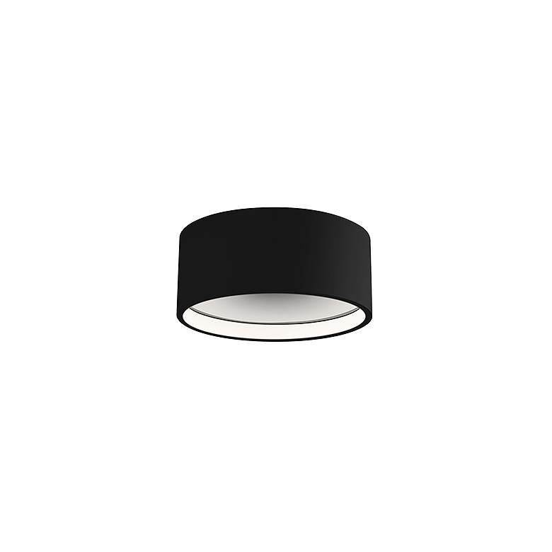 Image 2 Kuzco Trenton LED 5-in Black Exterior Flush Mount more views