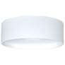 1_Kuzco Trenton LED 5-in White Exterior Flush Mount