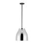 4_Kuzco Trinity LED 12-in Black/Chrome Pendant more views