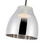 6_Kuzco Trinity LED 12-in Black/Chrome Pendant more views