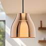1_Kuzco Trinity LED 12-in Black/Copper Pendant