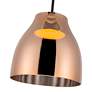 6_Kuzco Trinity LED 12-in Black/Copper Pendant more views