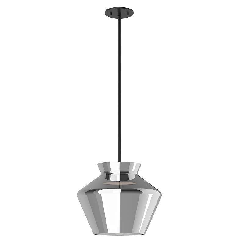 Image 2 Kuzco Trinity LED 13-in Black/Chrome Pendant