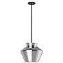 2_Kuzco Trinity LED 13-in Black/Chrome Pendant