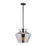3_Kuzco Trinity LED 13-in Black/Chrome Pendant more views