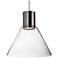 Kuzco Vanier LED 11-in Brushed Nickel Pendant