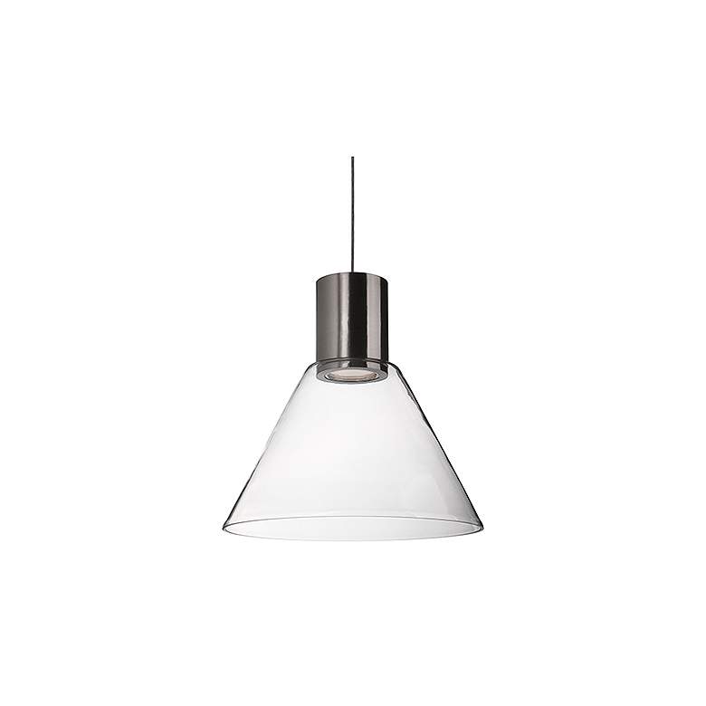 Image 2 Kuzco Vanier LED 11-in Brushed Nickel Pendant more views