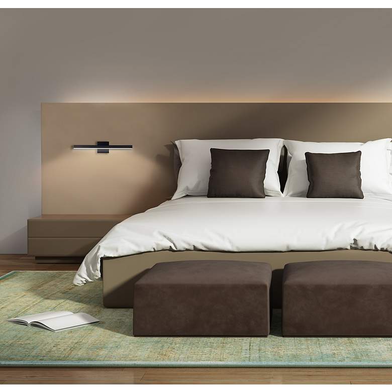 Image 2 Kuzco Vega LED 23-in Black Vanity Light more views