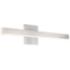 Kuzco Vega LED 23-in Brushed Nickel Vanity Light