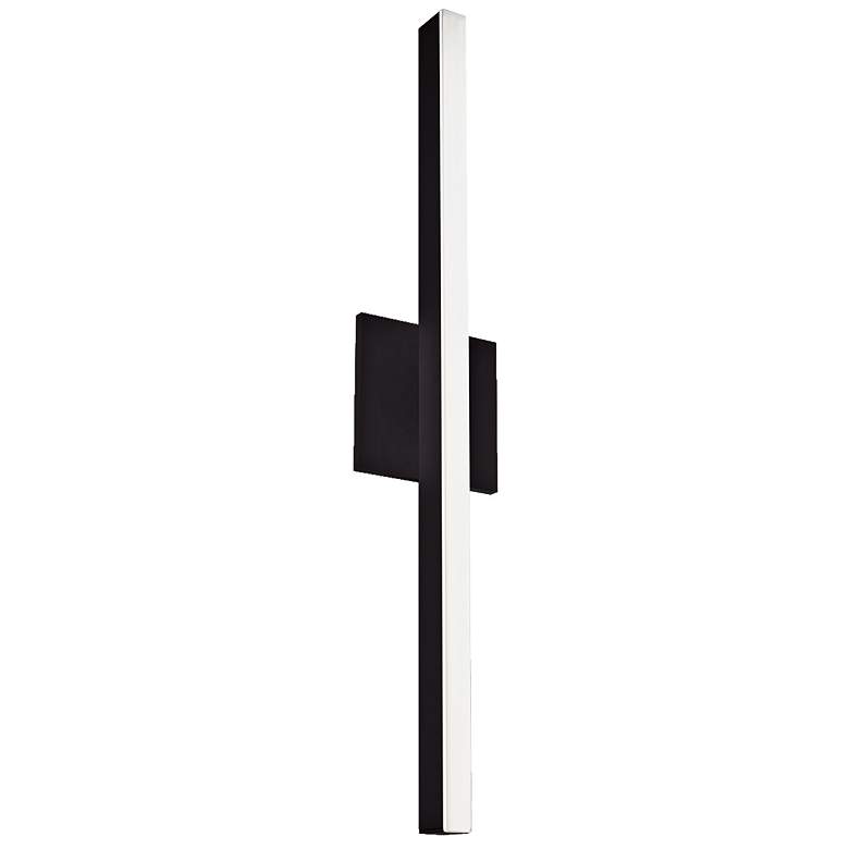 Image 1 Kuzco Vega LED 24-in Black Wall Sconce