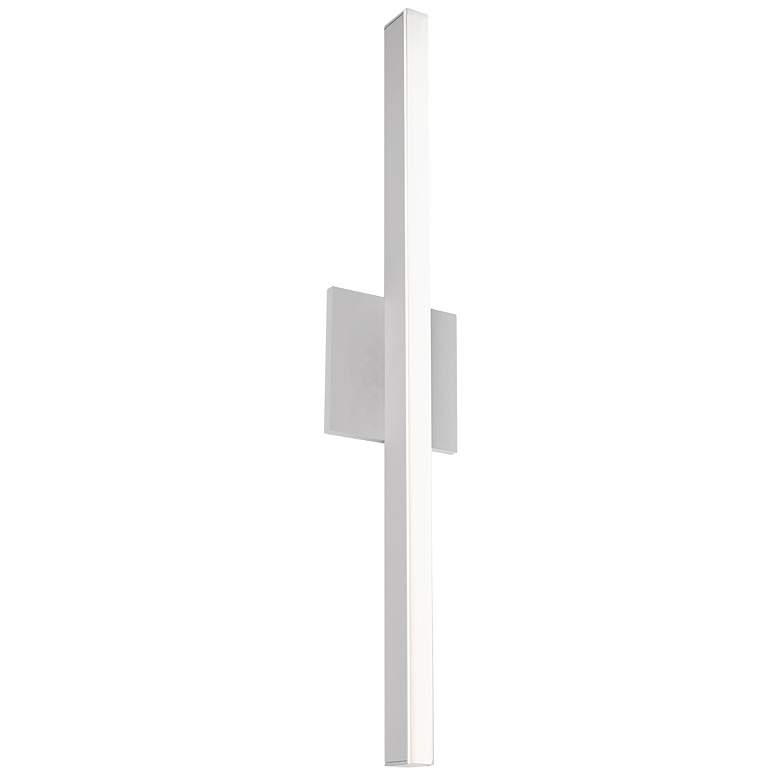 Image 1 Kuzco Vega LED 24-in Brushed Nickel Wall Sconce