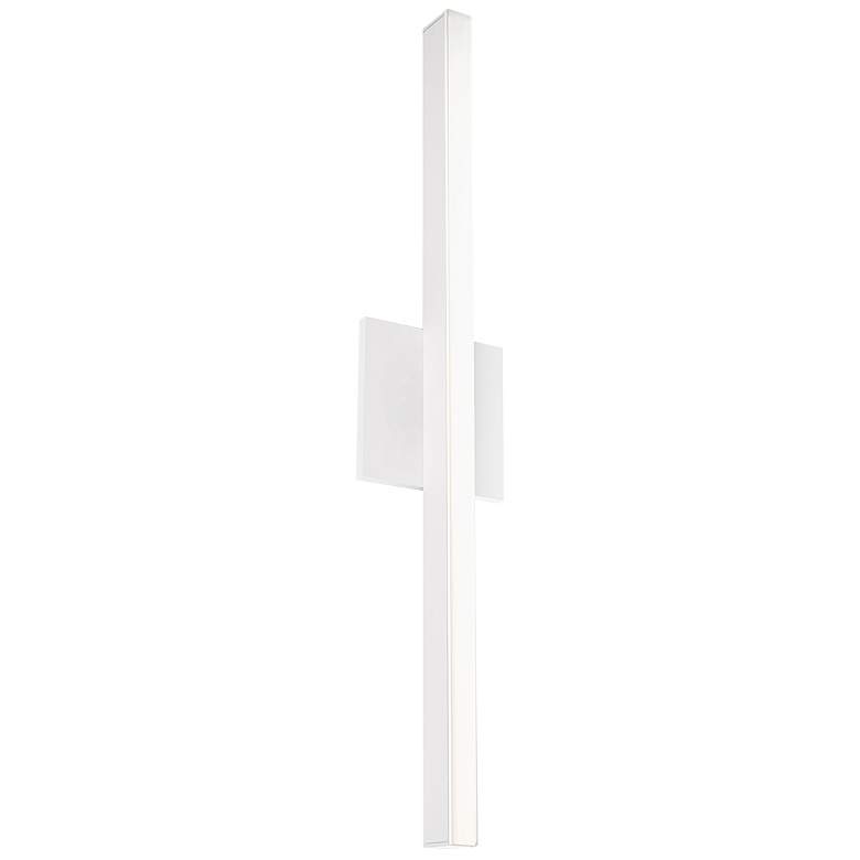 Image 1 Kuzco Vega LED 24-in White Wall Sconce