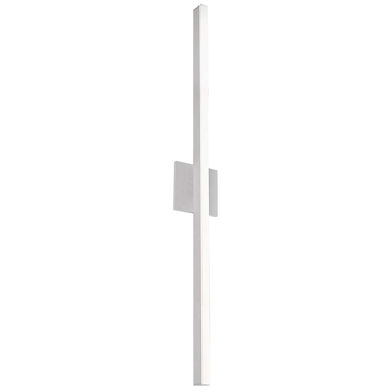 Image 1 Kuzco Vega LED 36-in Brushed Nickel Wall Sconce