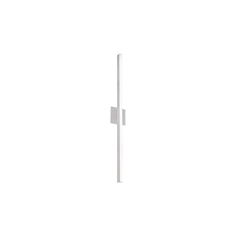 Image 2 Kuzco Vega LED 36-in Brushed Nickel Wall Sconce more views