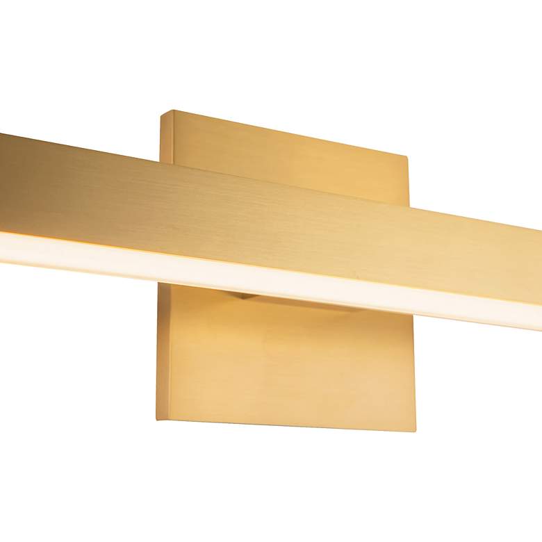 Image 6 Kuzco Vega LED 37-in Brushed Gold Vanity Light more views