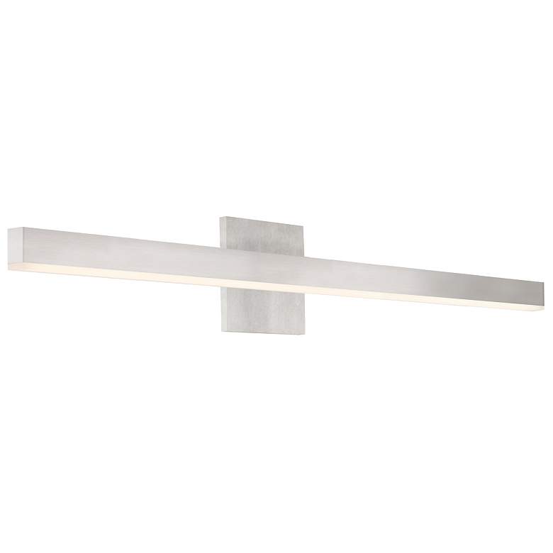 Image 1 Kuzco Vega LED 37-in Brushed Nickel Vanity Light
