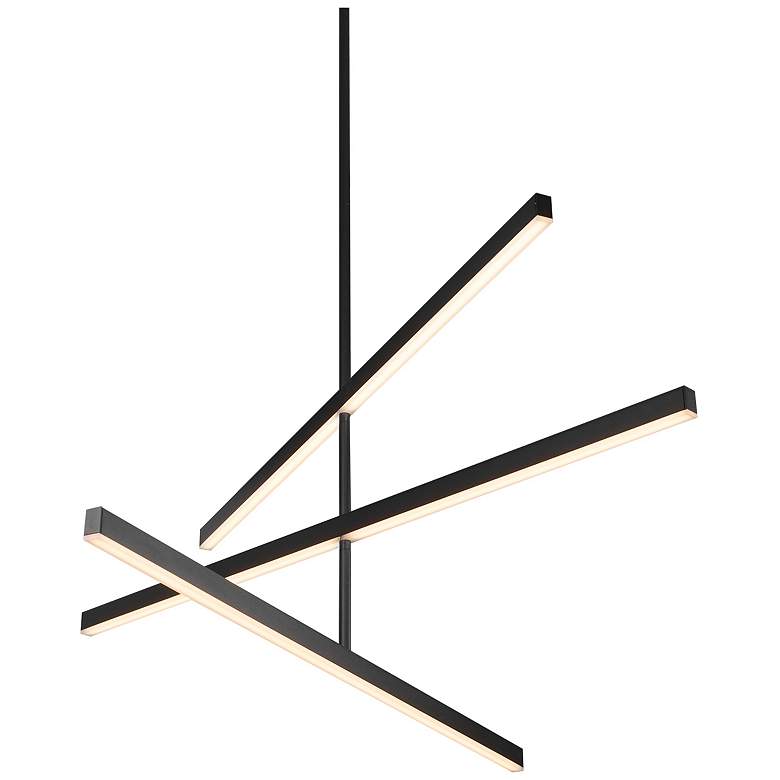 Image 1 Kuzco Vega LED 45-in Black LED Chandeliers