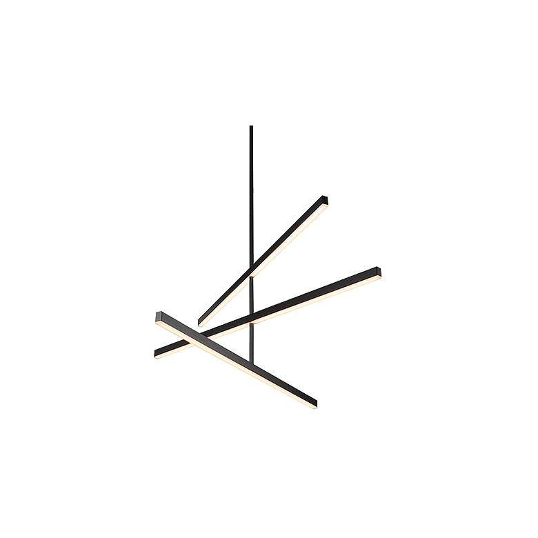 Image 5 Kuzco Vega LED 45-in Black LED Chandeliers more views