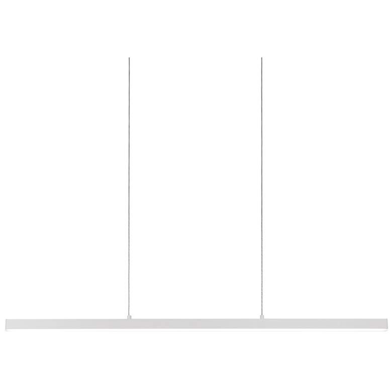 Image 1 Kuzco Vega LED 45-in White Linear Pendant