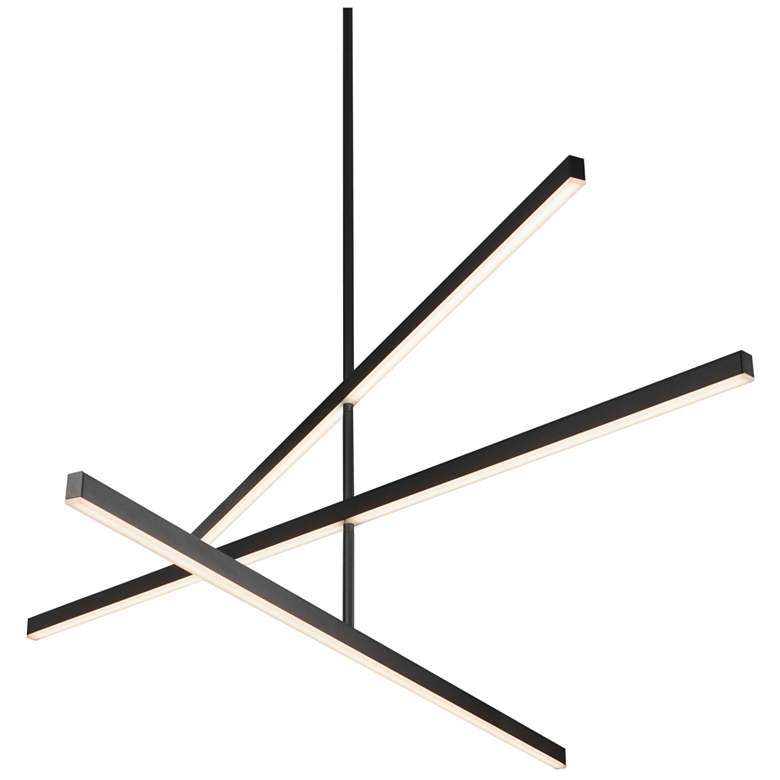 Image 1 Kuzco Vega LED 56-in Black LED Chandeliers