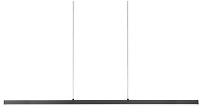 Image 2 Kuzco Vega LED 56-in Black Linear Pendant more views