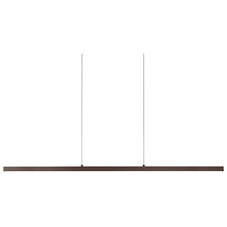 Image 1 Kuzco Vega LED 56-in Black Linear Pendant