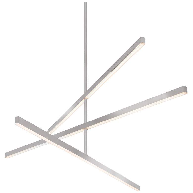 Image 1 Kuzco Vega LED 56-in Brushed Nickel LED Chandeliers