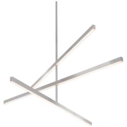 Kuzco Vega LED 56-in Brushed Nickel LED Chandeliers