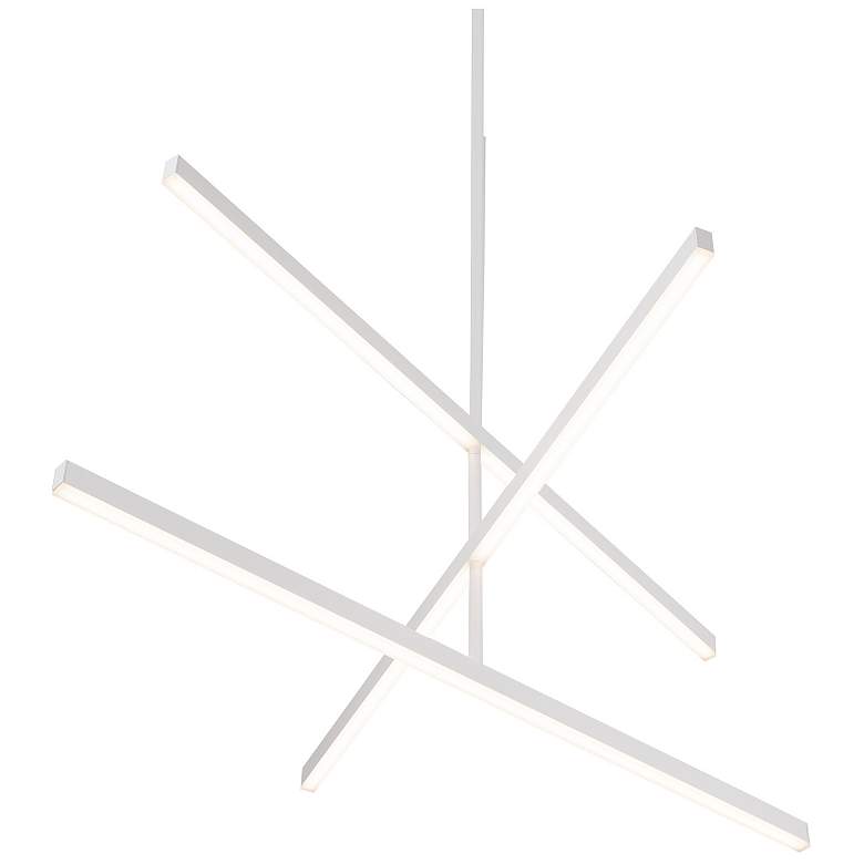 Image 1 Kuzco Vega LED 56-in White LED Chandeliers