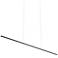Kuzco Vega Minor 47 1/2" Wide Modern Matte Black Linear Bar Pendant