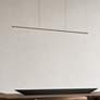 1_Kuzco Vega Minor 47 1/2" Wide Modern Matte Black Linear Bar Pendant
