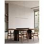 3_Kuzco Vega Minor 47 1/2" Wide Modern Matte Black Linear Bar Pendant more views