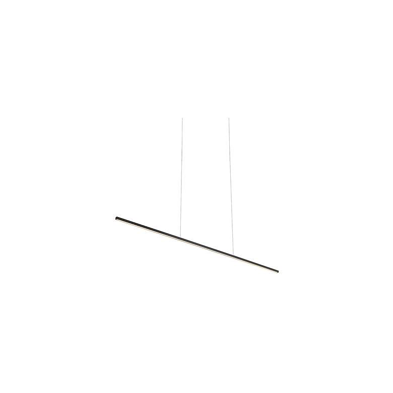 Image 3 Kuzco Vega Minor 47 1/2" Wide Modern Matte Black Linear Bar Pendant more views
