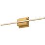 1_Kuzco Vega Minor LED 24-in Brushed Gold Wall Sconce